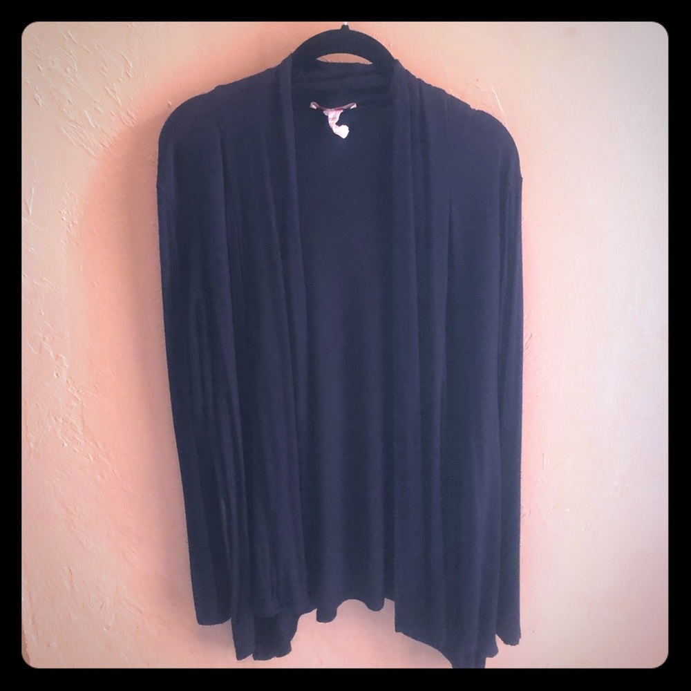 Navy Blue Knit Cardigan